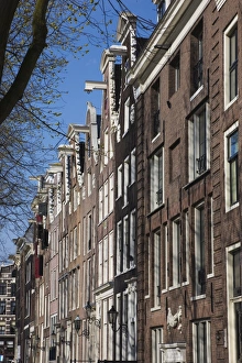 Images Dated 7th April 2008: Gabled houses, Amsterdam, Netherlands, Europe