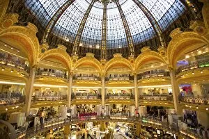 Images Dated 19th June 2008: Galeries Lafayette, Paris, France, Europe