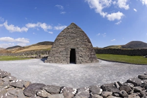 Oratory Prints: Gallarus Oratory, Dingle Peninsula, County Kerry, Munster, Republic of Ireland, Europe