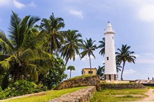 Cultures Prints: Galle lighthouse in the Old Town of Galle, UNESCO World Heritage Site, Sri Lanka, Asia