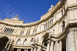 Shopping Mall Prints: Galleria Umberto shopping mall, Naples, Campania, Italy, Europe