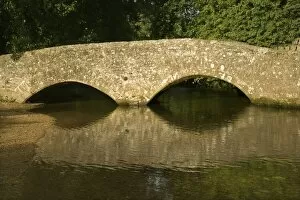 Images Dated 11th September 2009: Gallox bridge, Dunster, Somerset, England, United Kingdom, Europe