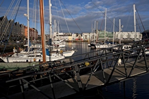 County Galway Prints: Galway Marina, Galway Docks, County Galway, Connacht, Republic of Ireland, Europe