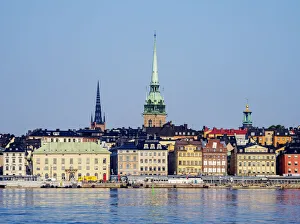 Stockholm Prints: Gamla Stan reflecting in the water