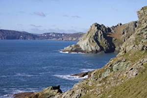 Boulders Prints: Gammon Head, Devon, England, United Kingdom, Europe