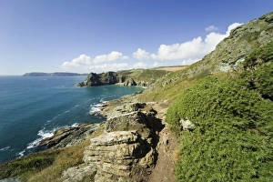 Head Land Prints: Gammon Head, Prawle Point, view from Devon Coast Path, South Hams, Devon