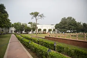 Hedge Prints: Gandhi Smriti, Memorial Museum to Mahatma Gandhi and site of assassination, New Delhi