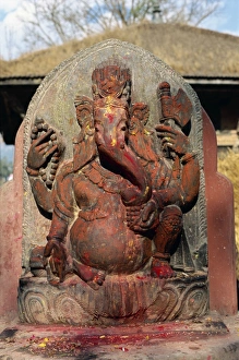 Elephant God Prints: Ganesh shrine