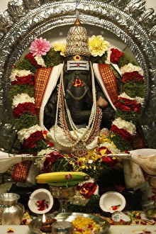 Offerings Prints: Ganesh temple statue, Paris, France, Europe