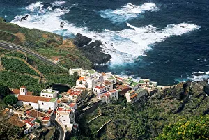 Tenerife Prints: Garachico village, Tenerife, Canary Islands, Spain, Atlantic Ocean, Europe