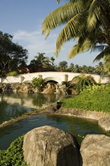 Mobor Prints: In the garden at the Leela Hotel