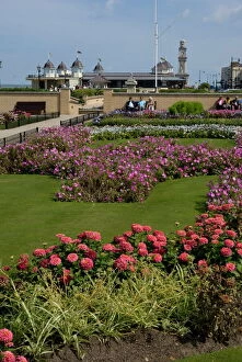Images Dated 27th August 2007: Gardens and Clocktower, Herne Bay, Kent, England, United Kingdom, Europe