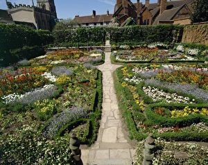 Stratford Prints: Gardens at New Place, Stratford-on-Avon, Warwickshire, England, United Kingdom, Europe