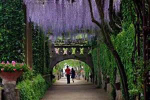 Togetherness Prints: The gardens of the Villa Cimbrone in Ravello, Amalfi coast, UNESCO World Heritage Site