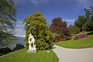 Bellagio Prints: Gardens of Villa Melzi, Bellagio, Lake Como, Lombardy, Italian Lakes, Italy, Europe