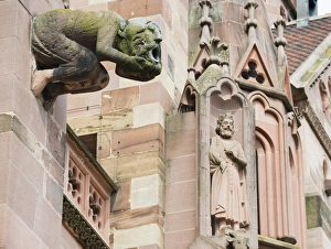 Freiburg Prints: Gargoyles on Freiburg Cathedral, Freiburg, Baden-Wurttemberg, Germany, Europe, Europe
