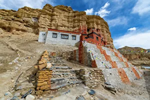 Garphu Monastery, Garphu, Kingdom of Mustang, Himalayas, Nepal, Asia