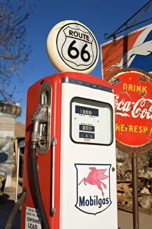 Gas pump, general store & Route 66 Museum, Hackberry, Arizona, United States of America