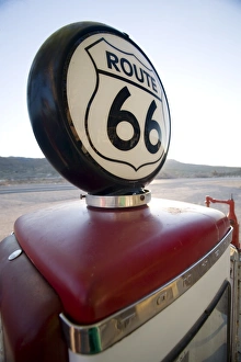 Number Prints: Gas Pump, Historic Route 66, Arizona, United States of America, North America