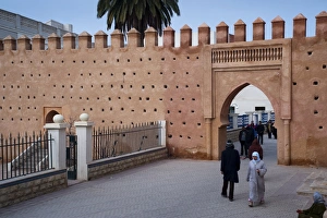 City Walls Prints: Gate of Bab el Kasba, Oujda, Oriental Region, Morocco, North Africa, Africa