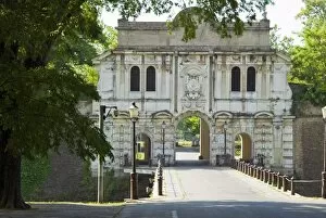 Gate and Bridge to Parco della Cittadella, Parma, Emilia Romagna, Italy, Europe