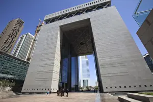 Stock Exchange Prints: The Gate Building is the hub of the Dubai International Finance Center (DIFC)