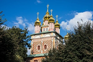Golden Ring Prints: Gate church of John the Baptist in the Trinity Lavra of St