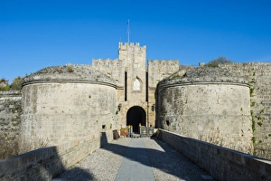 Gate d Amboise, the Medieval Old Town, UNESCO World Heritage Site, City of Rhodes