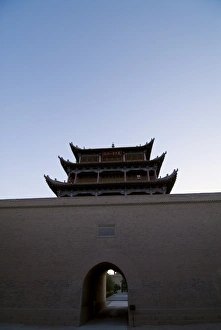 Jiayuguan Prints: Gate of Enlightenment, Jiayuguan Fort, Jiayuguan, Gansu, China, Asia