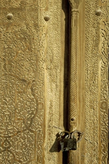 Padlock Prints: Detail of the gate of the Kunya Ark