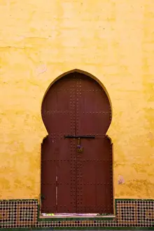 Closed Prints: Gate to Medina, Meknes, Morocco, North Africa, Africa