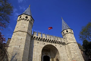 Ottoman Empire Prints: Gate of Salutation, Topkapi Palace, UNESCO World Heritage Site, Istanbul, Turkey, Europe