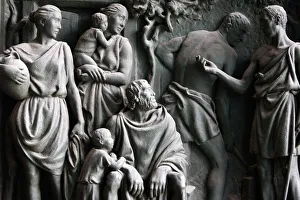 Duomo Prints: Gate sculpture, Duomo, Milan, Lombardy, Italy, Europe