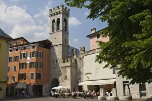 Images Dated 28th April 2008: The Gate Tower, the Old Town, Riva del Garda, Lake Garda, Trentino-Alto Adige