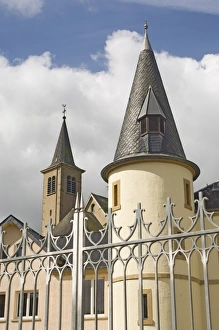 A gate tower at the Schloss