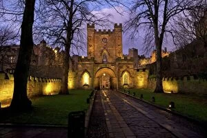 12th Century Gallery: Gatehouse, Durham Castle, University College, Durham, England, United Kingdom, Europe