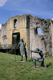 Archer Prints: Gatehouse, Helmsley Castle, North Yorkshire, England, United Kingdom, Europe