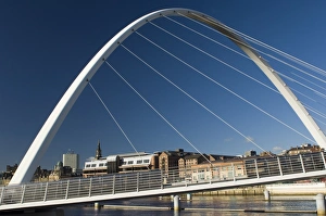 Tyneside Prints: Gateshead Centenary Footbridge, Newcastle upon Tyne, Tyneside, England