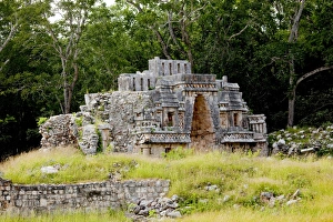 Mayan Ruin Prints: Gateway Arch, Mayan ruins, Labna, Yucatan, Mexico, North America