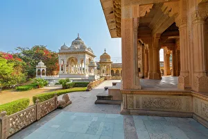 Pavilion Prints: Gatore Ki Chhatriyan, Jaipur, Rajasthan, India, South Asia, Asia