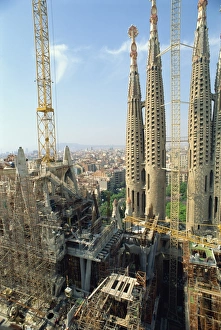 Gaudi Prints: Gaudis cathedral