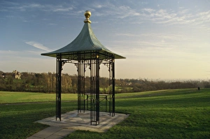Gazebo Prints: Gazebo near Kenwood House on Hampstead Heath, north London, England, United Kingdom