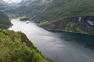 Geirangerfjord Prints: Geirangerfjord, UNESCO World Heritage Site, Norway, Scandinavia, Europe