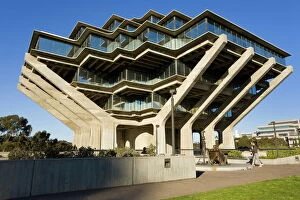 Education Collection: Geisel Library in University College San Diego, La Jolla, California, United States of America