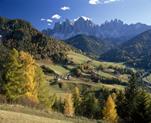 Geisler Gruppe and Geislerspitzen in the Dolomites