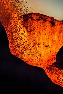 The Geldingadalir Volcanic Eruption, Fagradalsfjall, Iceland, Polar Regions