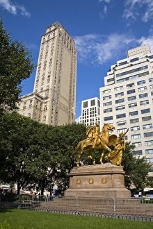 Central Park Prints: General William Tecumseh Sherman statue