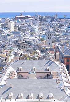 Images Dated 5th October 2007: Genoa cityscape, Genoa, Liguria, Italy, Europe