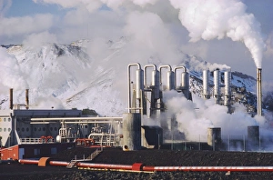 Eco Friendly Prints: Geo-thermal power plant
