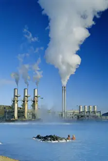 Electricity Prints: Geo thermal power plant in Svartsengi (Black Field) area